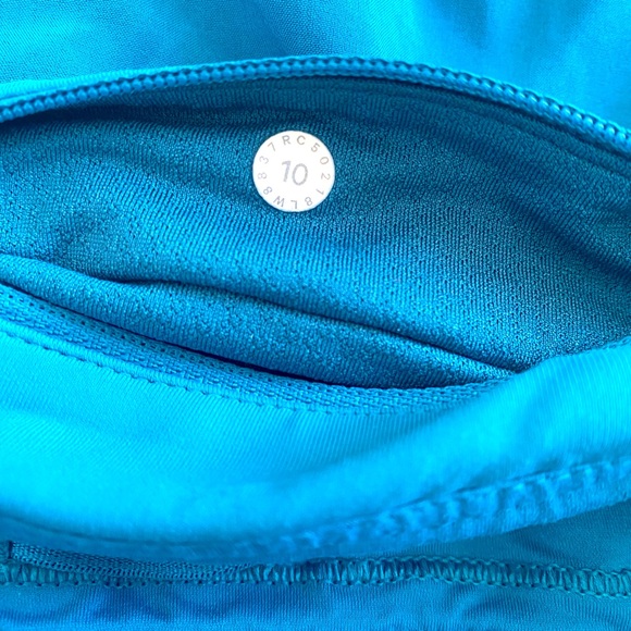 💙LULULEMON💙Pace Rival Skirt in Teal Blue. Size 10 regular. Like new condition. - Picture 9 of 12